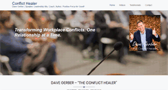 Desktop Screenshot of conflicthealer.com