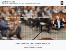 Tablet Screenshot of conflicthealer.com